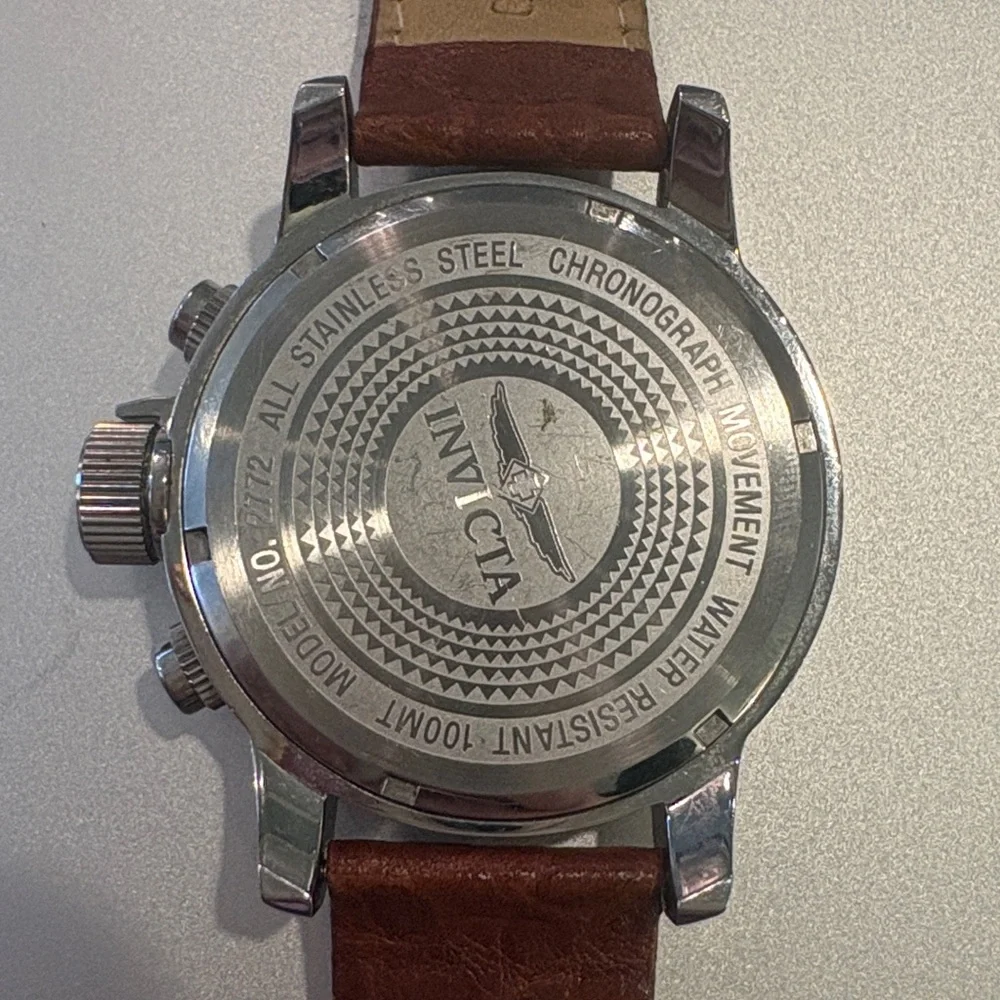 Invicta Men's 2772 Force Chronograph Lefty Watch - EUC - MSRP $495